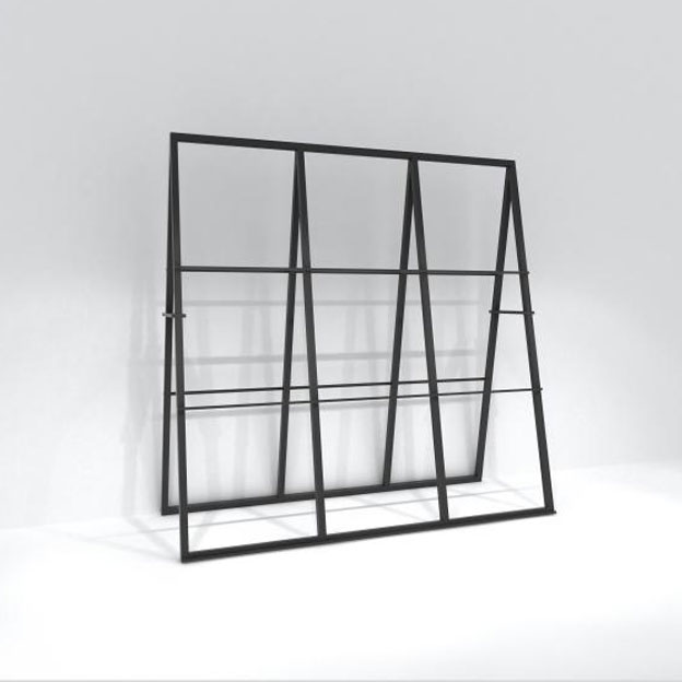 Tampilan vertikal aluminium vertikal
